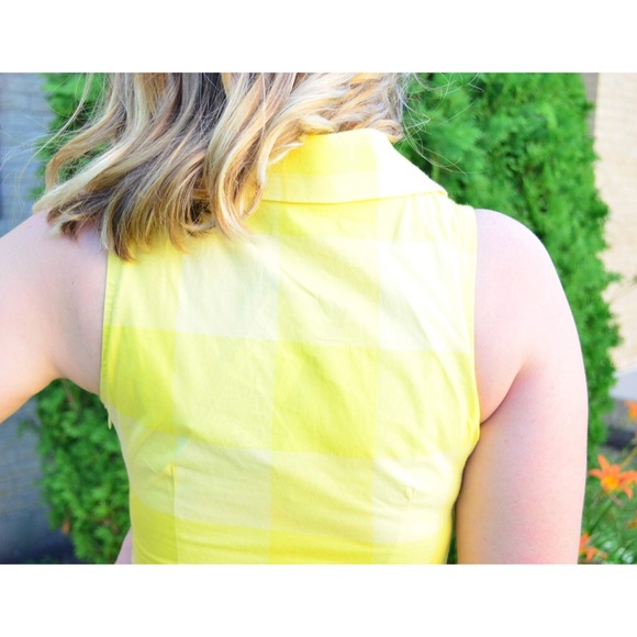 NWT ModCloth Yellow Fit N Flare Midi Dress - Picture 5 of 6